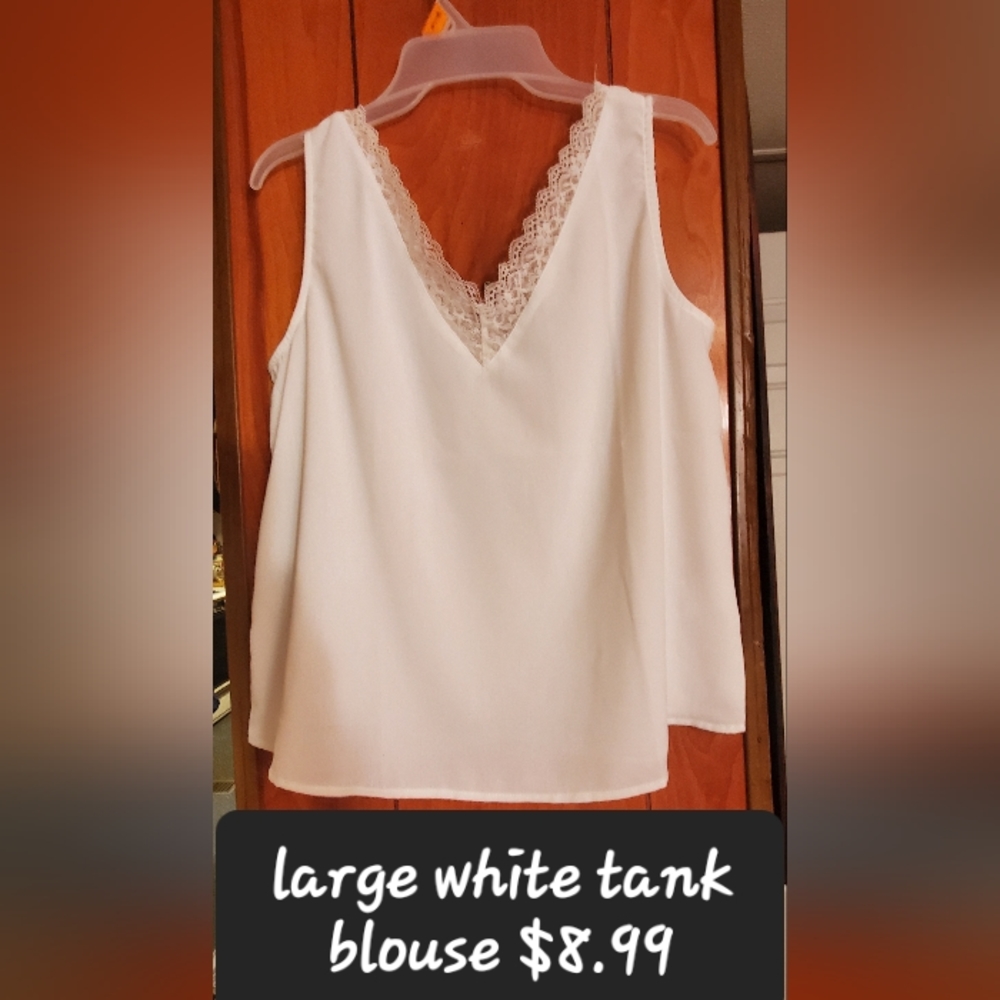 White tank blouse
